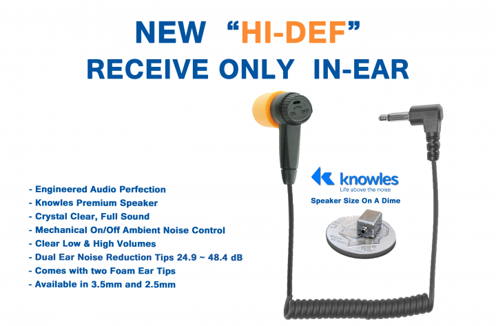 hi-def voice only acoustic tube